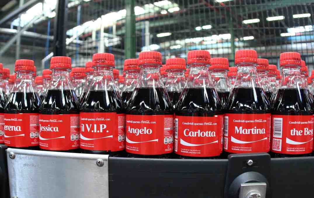 Coca cola con nome