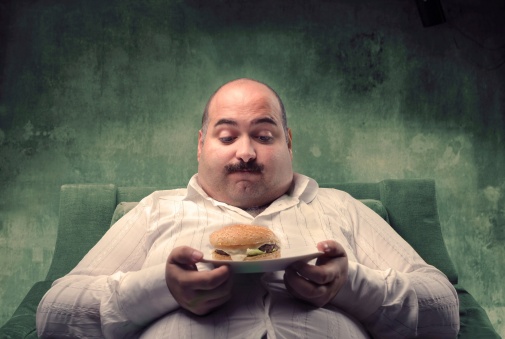 obesita sovrappeso hamburger junk food 106541056