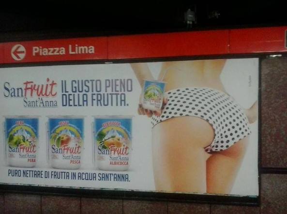 pubblicità sanfruit 