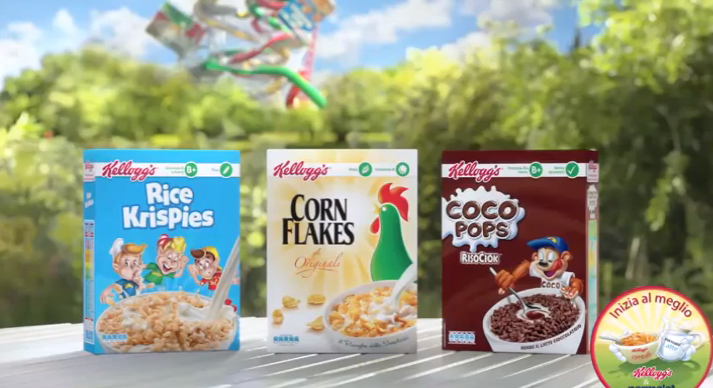 Cereali Kellogg's: troppo zucchero in quelli destinati ai bambini