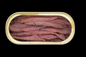 Acciughe o alici sott'olio in scatola