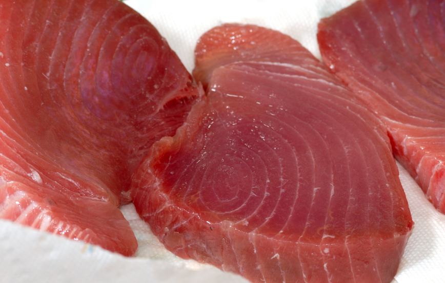 succulent tuna steaks