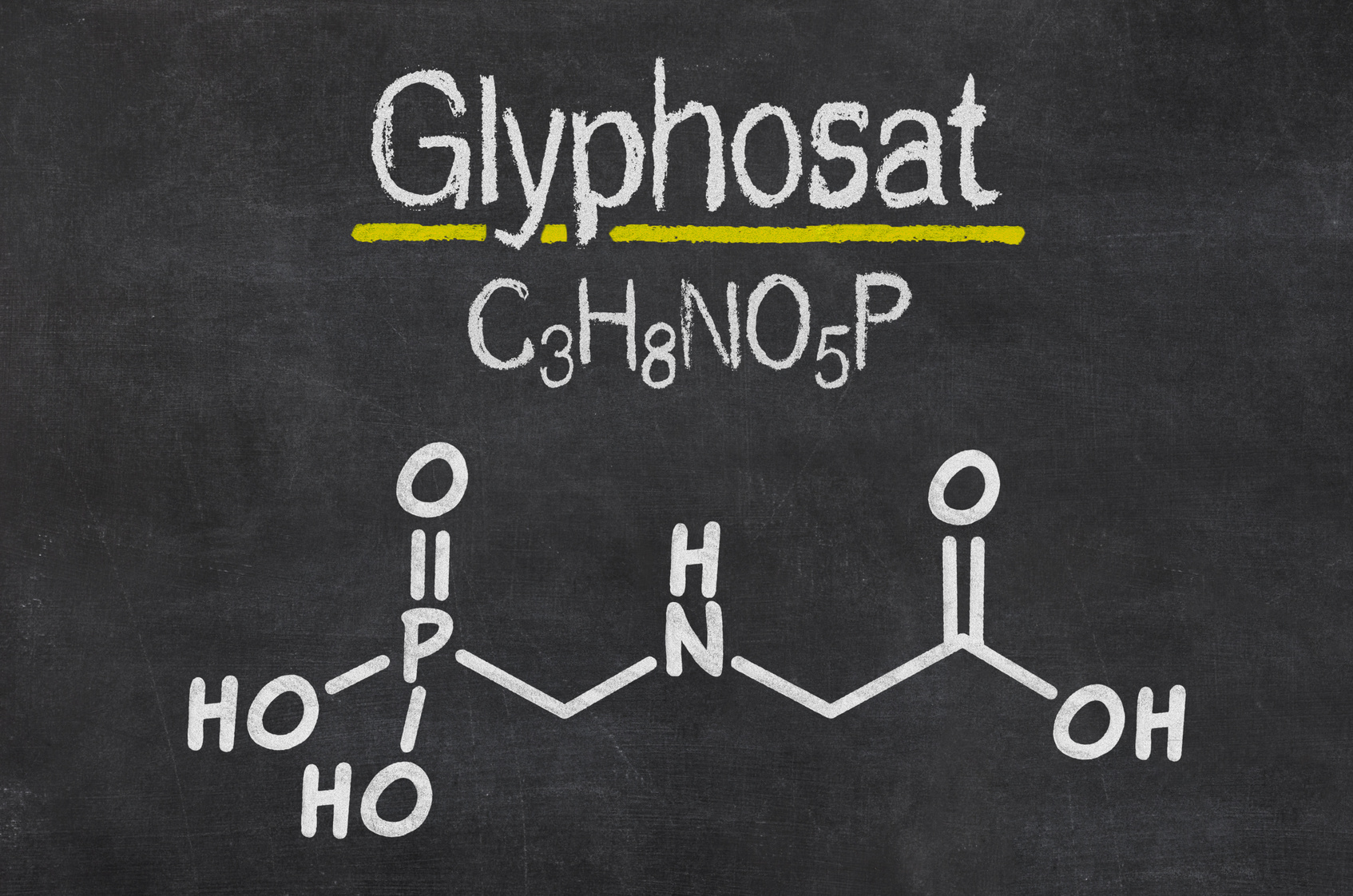 formula del glifosato