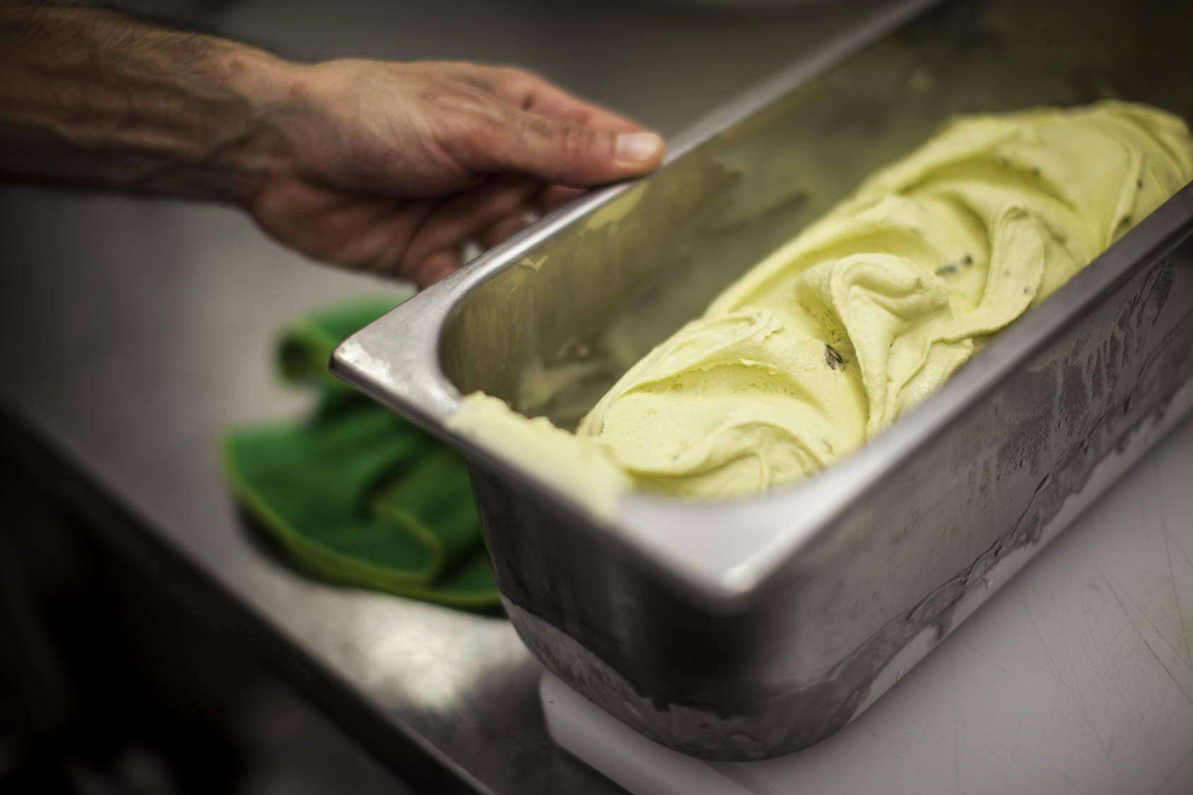 Vaschetta gelato al pistacchio