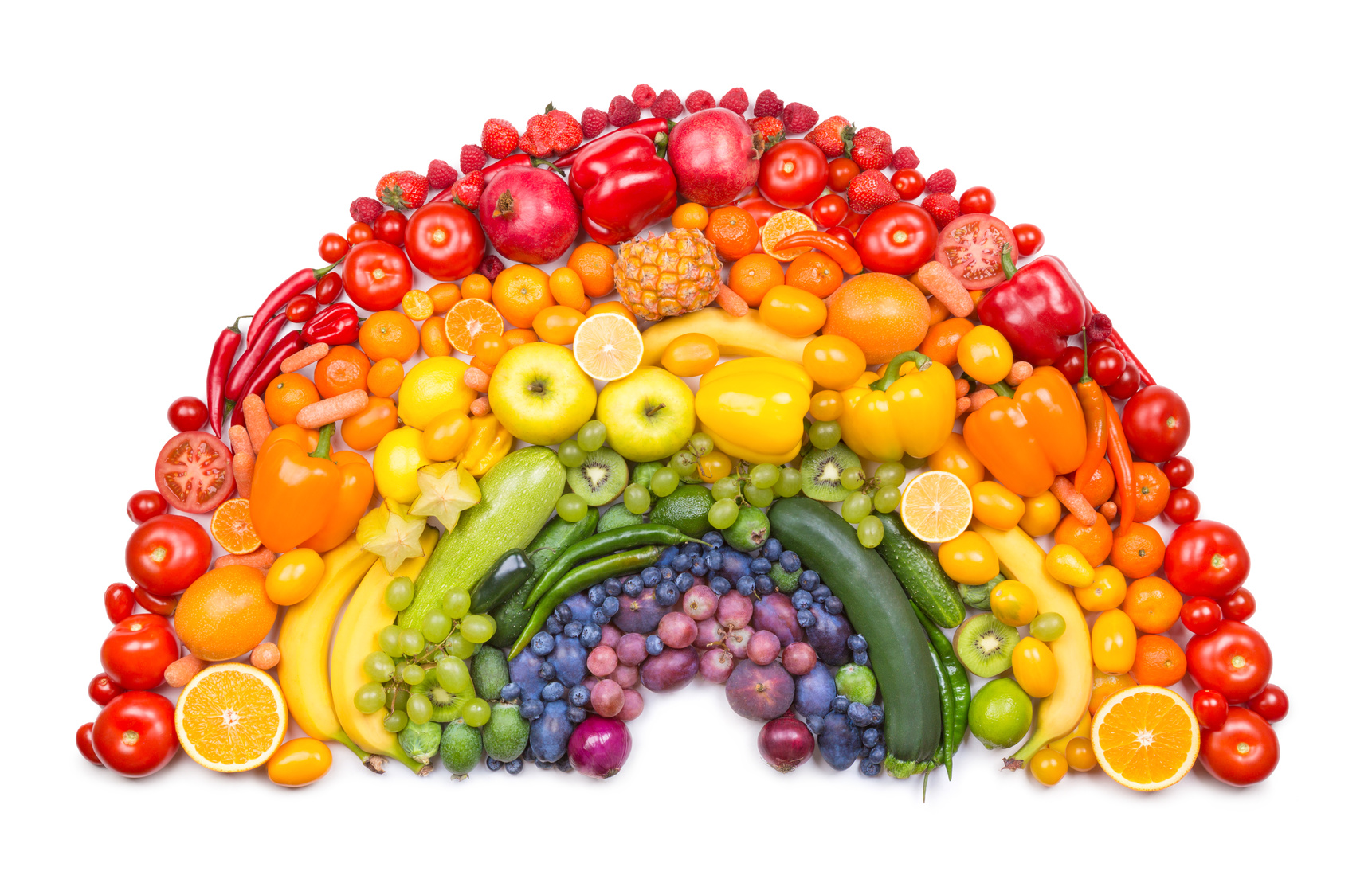 Colori del cibo: i benefici della dieta variopinta su Almanacco della  Scienza