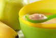 baby food omogeneizzato frutta ciotola plastica