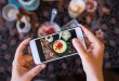 food blogger cellulare foto ristorante