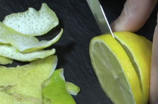 limone fette coltello