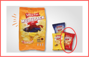 aldi multipack chips snack fun richiamo copertina