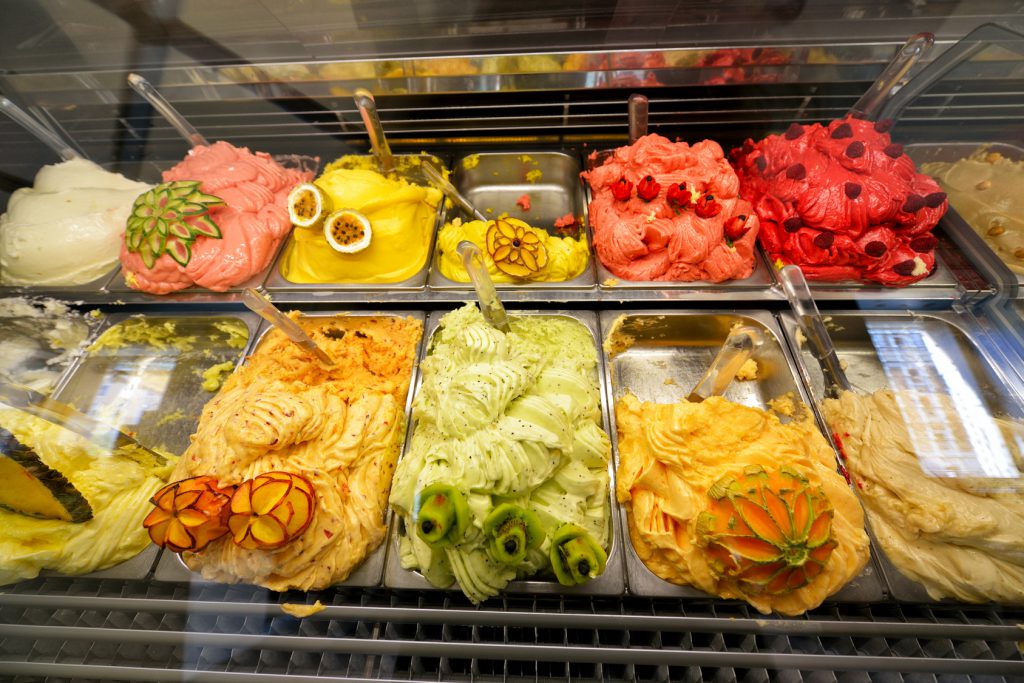 gelato gelateria gusti frutta dolci