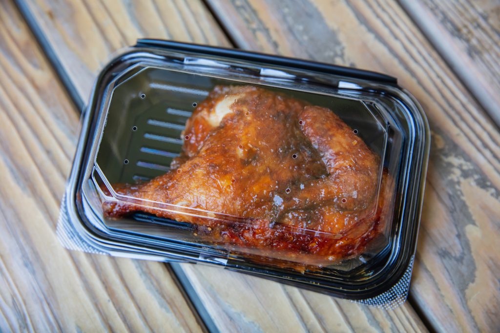 plastica pollo imballaggio packaging carne piatti pronti