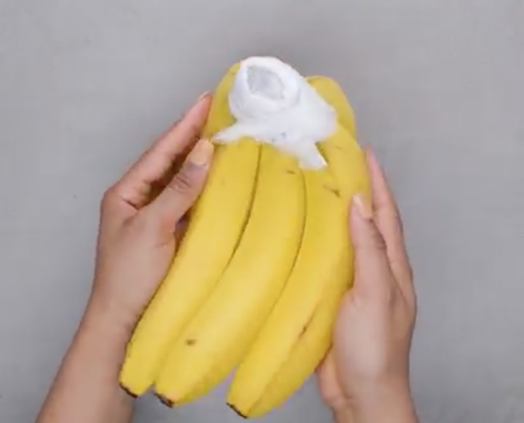 conservazione banane sacchetto