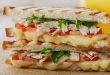 toast sandwich grill with chicken and cheese