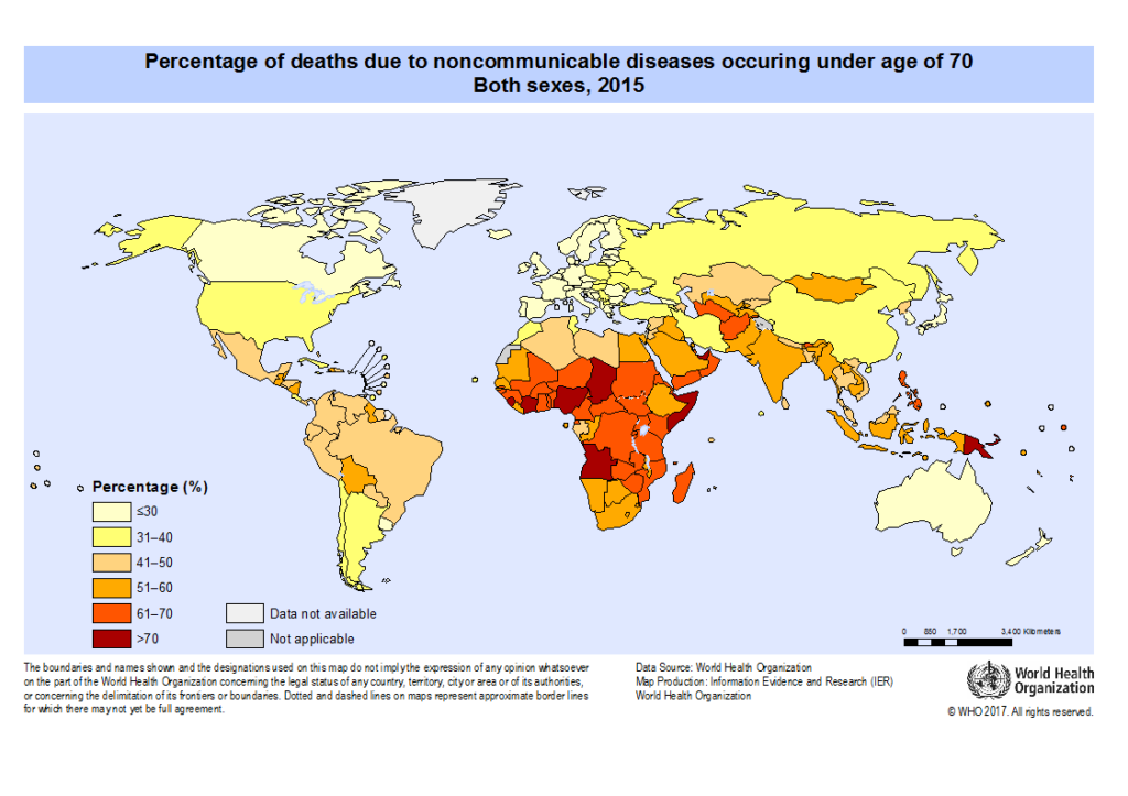 mappa-globale-percentuale-di-decessi-sotto-i-70-anni-di-età-per-malattie-non-trasmissibili-NCD-WHO-2017-su-dati-2015-1024x723