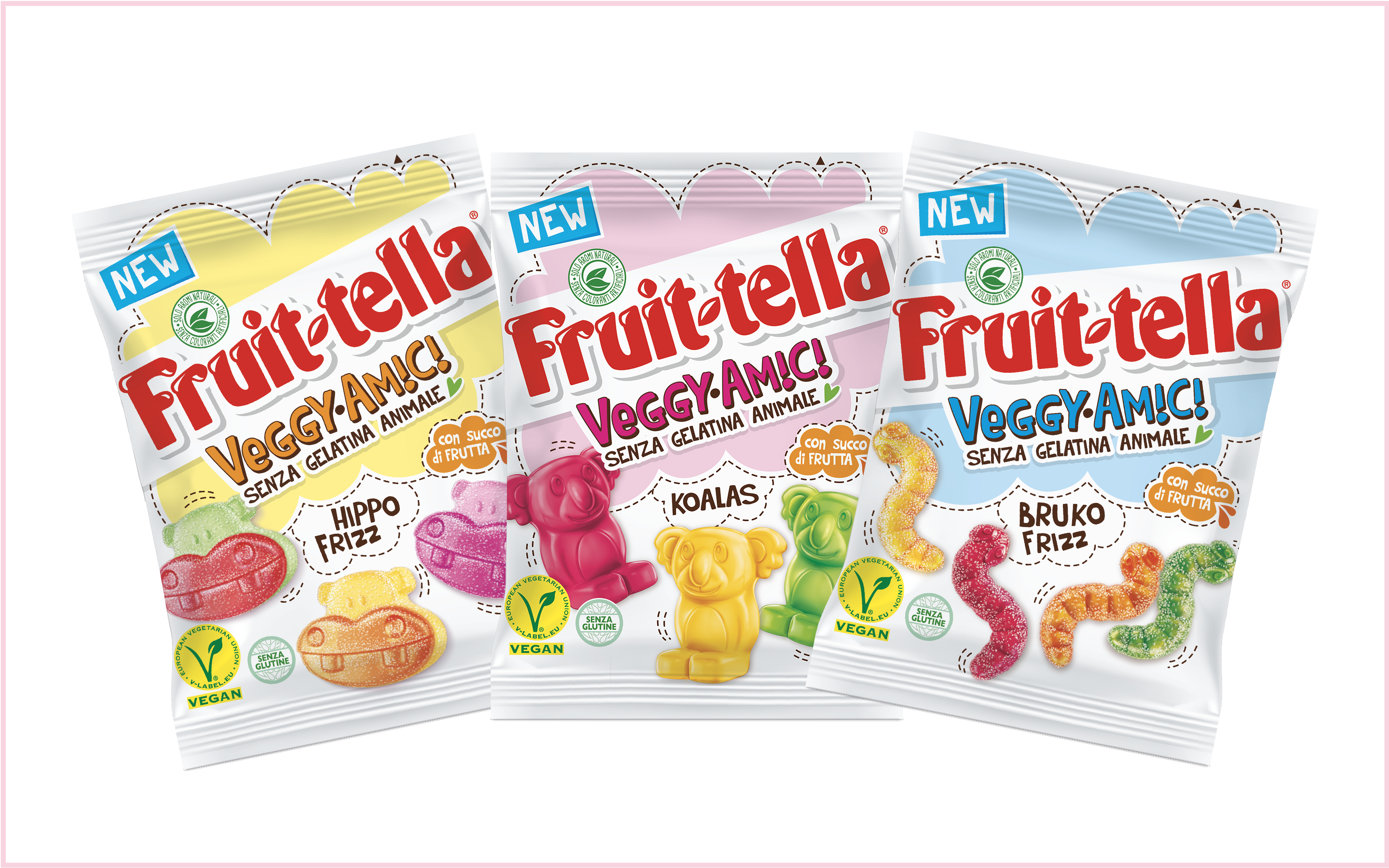 fruit-tella veggy amici buste perfetti