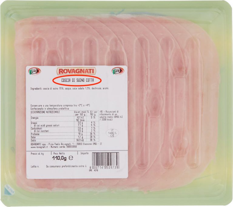 Prosciutto cotto magro pochi grassi ma occhio a zuccheri e additivi