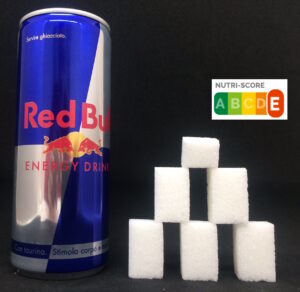 Red Bull zollette zucchero