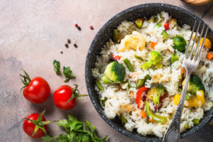 insalata di riso verdure