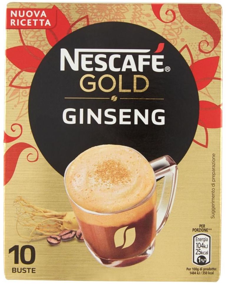 caffè ginseng nescafè gold