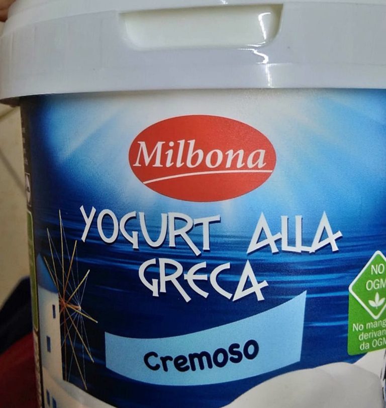 Yogurt alla greca della Lidl l'elenco degli ingredienti è corretto?