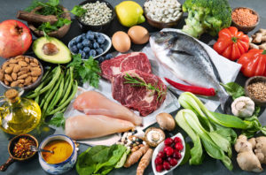 Alimenti base della dieta chetogenica o plaeo