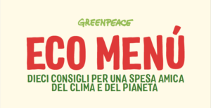 eco menu Greenpeace