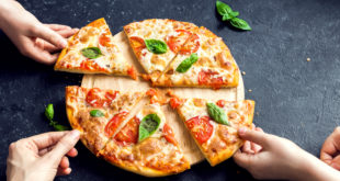 condividere cibo pizza fette