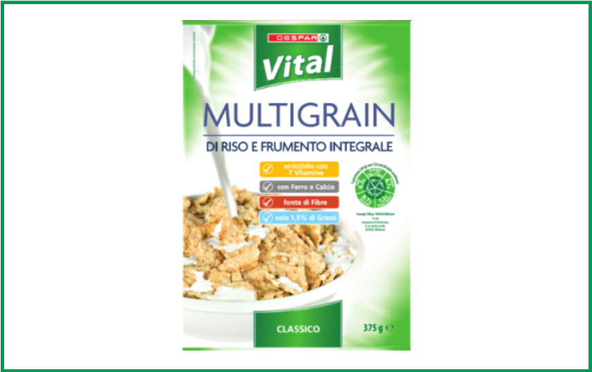 richiamo despar vital multigrain classico cereali