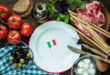 origine, cibo italiano bandiera