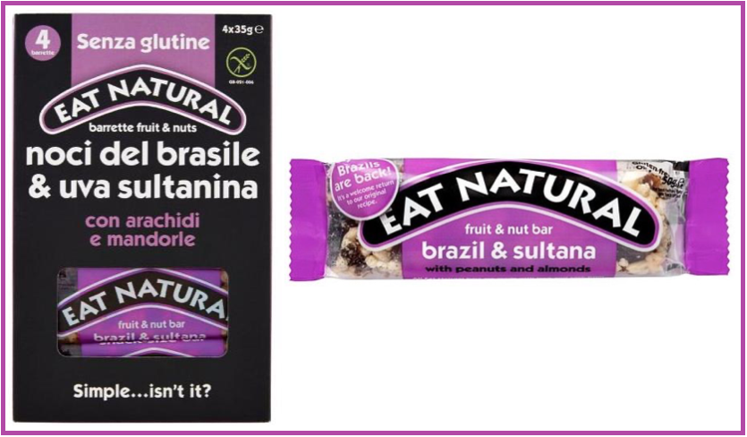 richiamo barrette eat natural