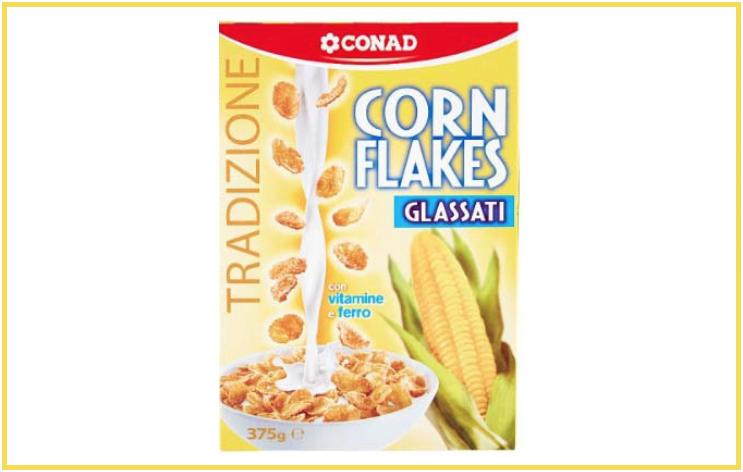richiamo corn flakes glassati conad