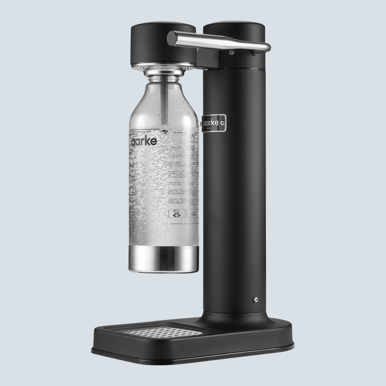 AQVIA Bottiglia PET premium per gasatore d'acqua Acciaio 1 Litro 