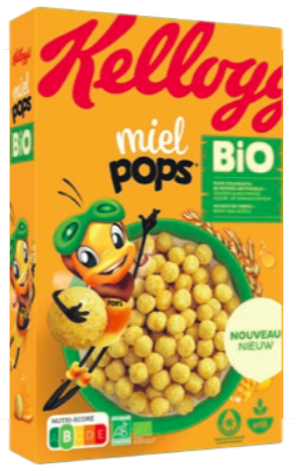 Kellogg's miel pops bio nutri-score