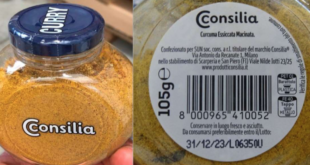 curry curcuma consilia etichetta