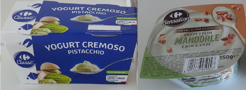 yogurt pistacchio Carrefour