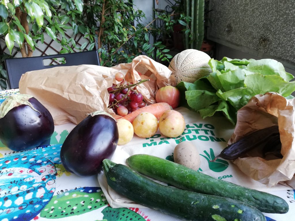 Spreco alimentare, frutta e verdura della box di Babaco Market