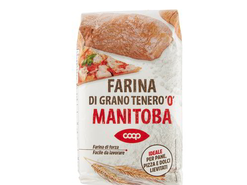 Farina di grano tenero '0' Manitoba Coop, pacco da 1 Kg