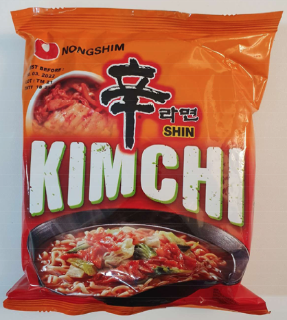 instant noodle soup kimchi