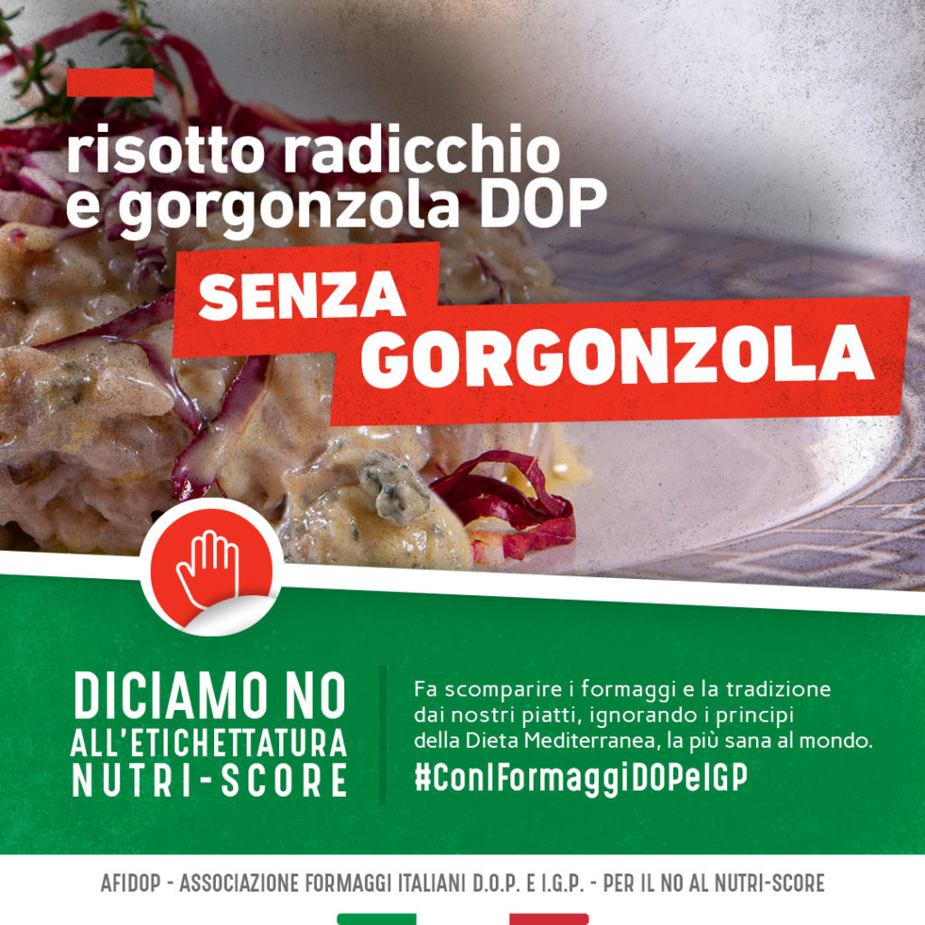 afidop nutri-score gorgonzola