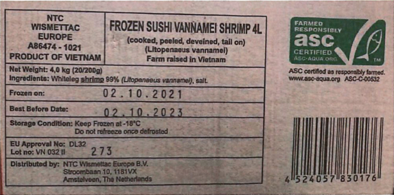 sushi ebi mazzancolle tropicali congelate shirakiku 1