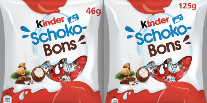 Ferrero Kinder Schoko-Bons se reúnem na Itália e Kinder Eggs na Europa