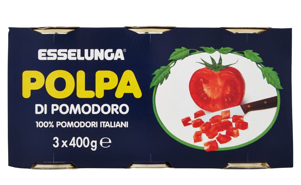 conserve, polpa di pomodoro Esselunga (3 x 400 g)