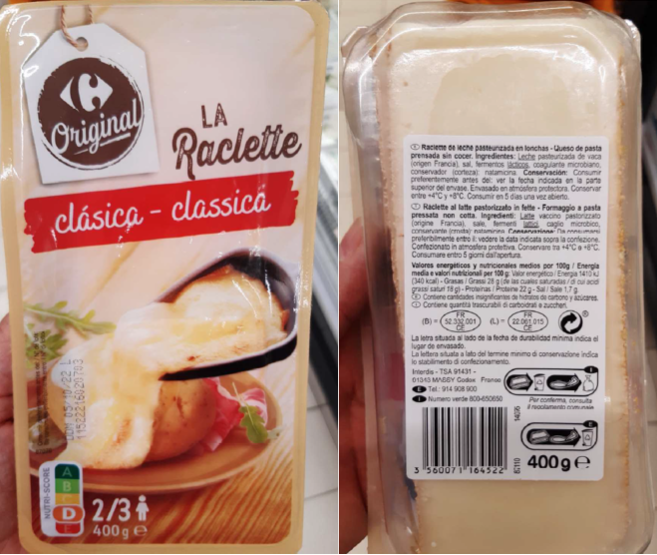 raclette classica carrefour