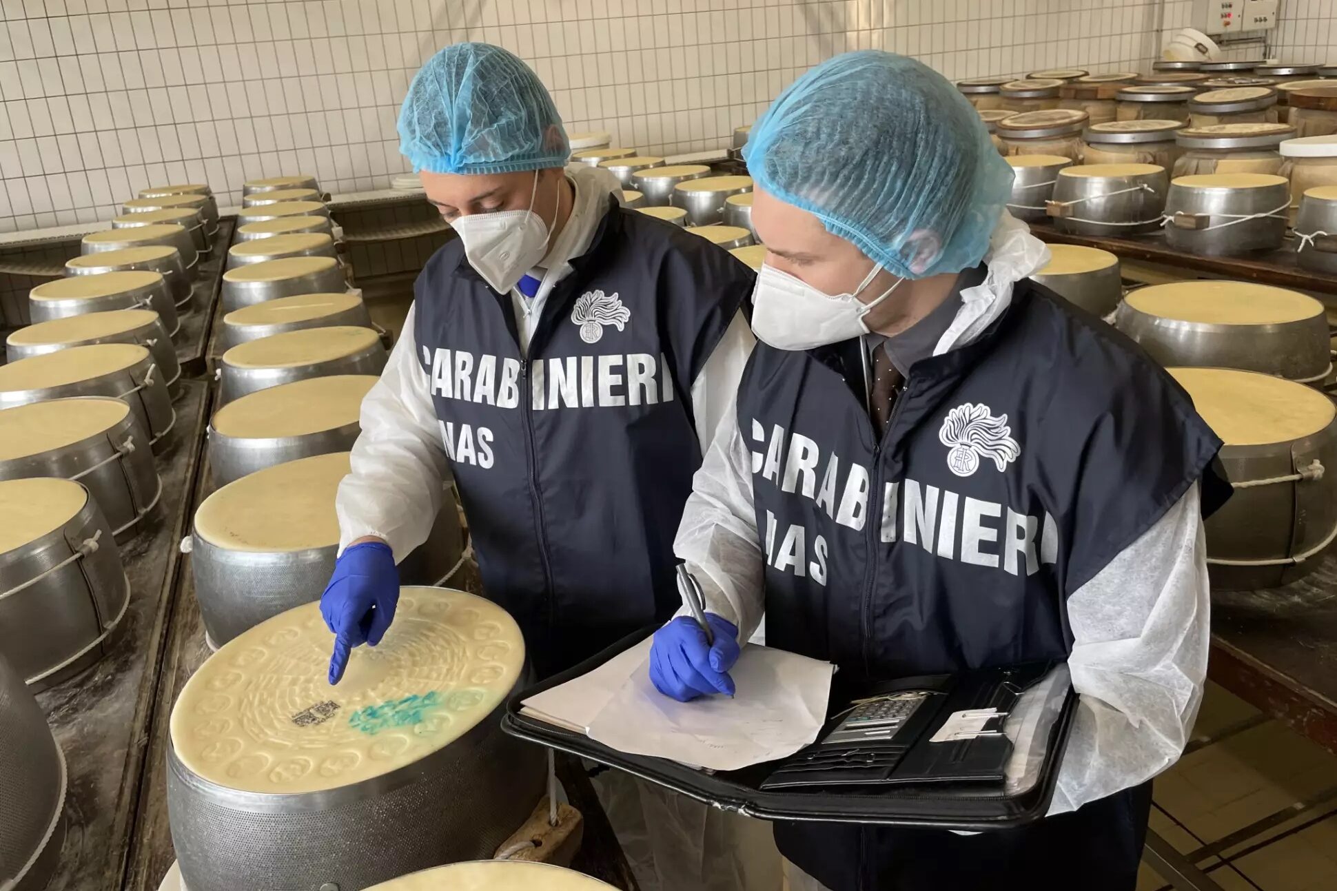 nas controlli carabinieri nucleo anti sofisticazioni caseificio formaggi industria alimentare tutela frode