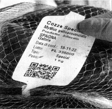 cozze special effelle pesca etichetta
