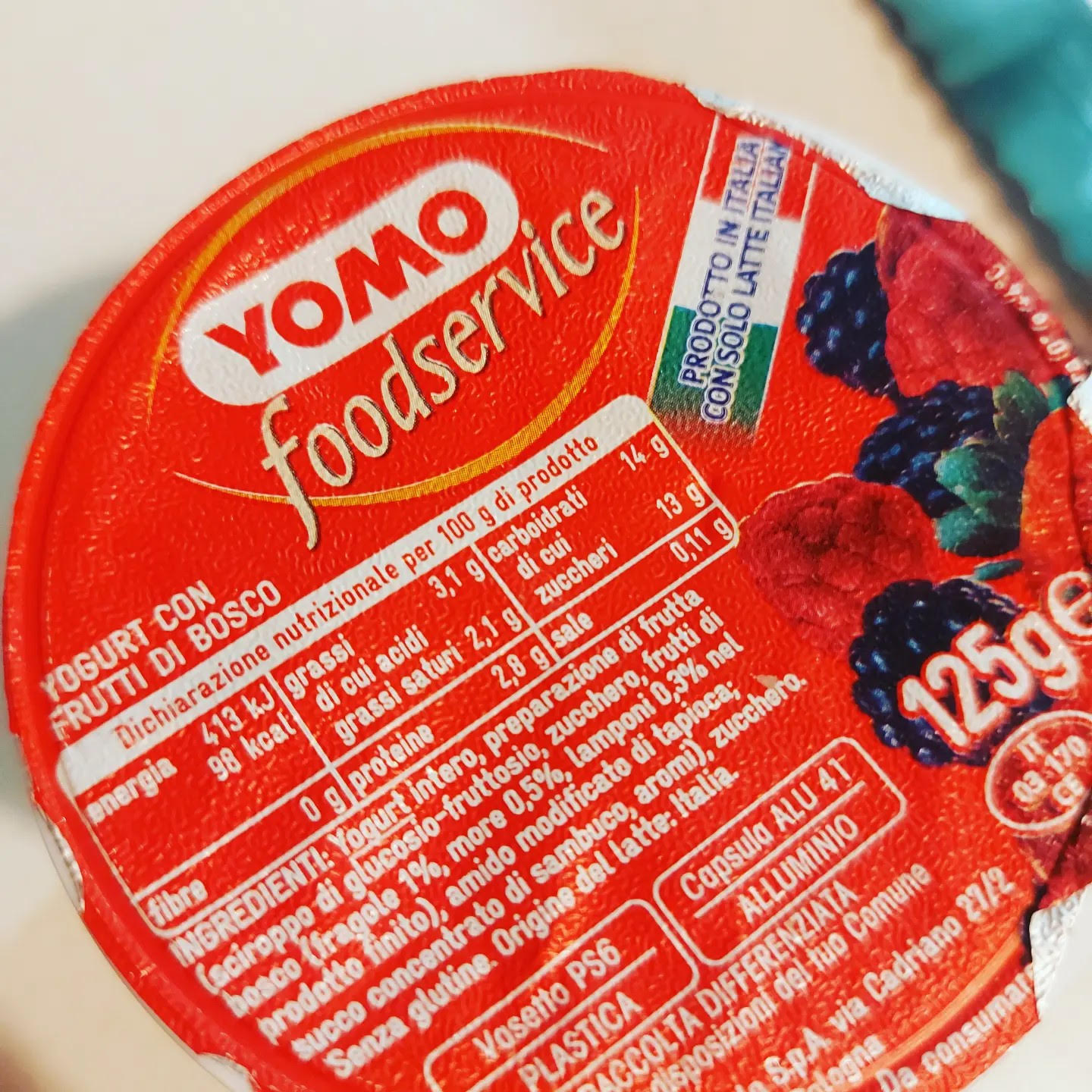 Yogurt Yomo per le mense: perché la ricetta à diversa?