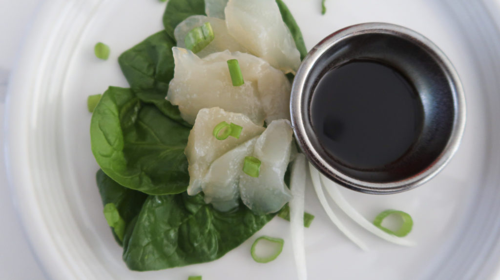 sashimi branzino micelio AquaCultured Foods