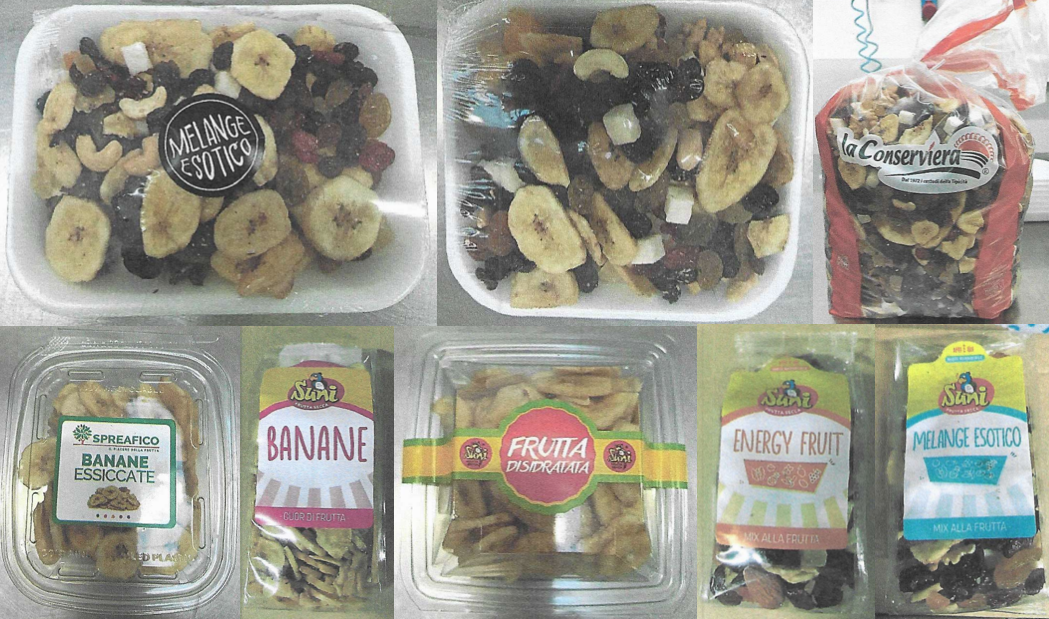 banane chips melange esotico energy fruit - richiamo 29/08/2023
