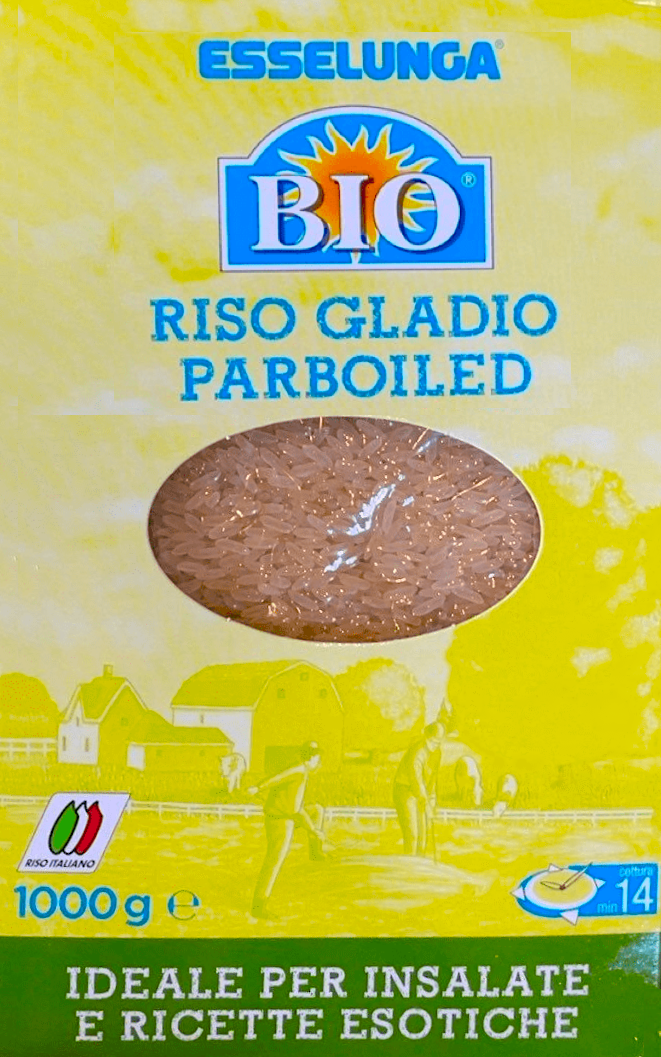 Confezione di riso gladio parboiled esselunga