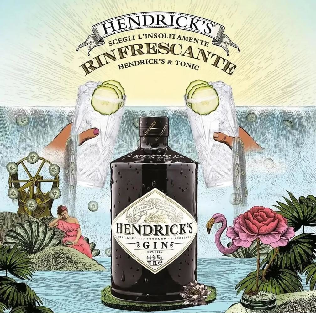 Pubblicità gin Hendrick's estate 2023